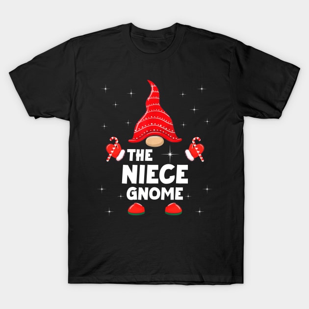 The Niece Gnome Matching Family Christmas Pajama T-Shirt by Foatui